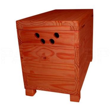 Imagem de Baú de Madeira Maciça Pinus 60x30x36 cm - Variações Disponíveis - PALL