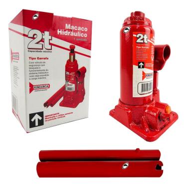 Imagem de Macaco Hidraulico Garrafa 2 Toneladas Jomarca Haste