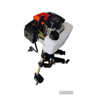 Imagem de Motor Barco 62cc Pesca Caiaque Popa Rabeta 3hp C/ Embreagem NAKAN