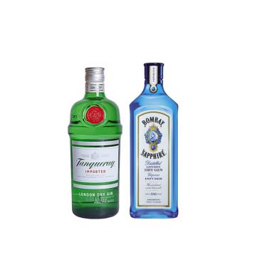 Imagem de Kit Gin Tanqueray London Dry 750ml + Gin Bombay Sapphire 750ml