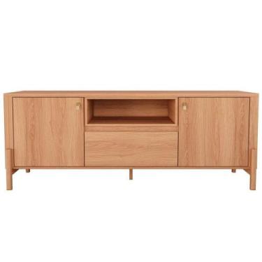 Imagem de Rack Bancada Para Tv De Até 70 2 Portas 1 Gaveta Gleyce Jequitiba - LU