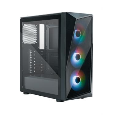 Imagem de Gabinete Cooler Master CMP 520 Lateral de Vidro - 3 FANS LED ARGB- Preto - CP520-KGNN-S00