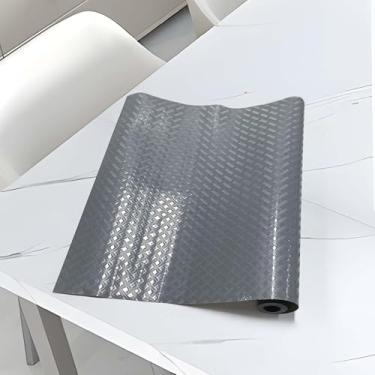 Imagem de Forros de prateleira para armários de cozinha não adesivos, impermeáveis, revestimentos de gabinete, material de EVA, antiderrapantes e à prova de óleo, revestimentos de gaveta ajustáveis para