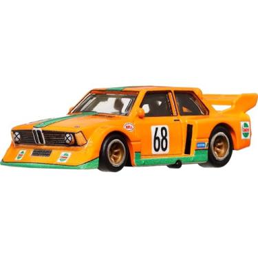 Imagem de Hot Wheels Carro de brinquedo colecionável de cultura de carro premium, escala 1:64 fundido BMW320 Gp5, veículo de dia de corrida com pneus de pilotos reais