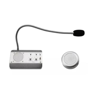 Imagem de Intercomunicador Interfone Profissional Bivolt BS-1908 Com Fio Bidirecional Antirruído Gravação Áudio Comunicação Interna Portaria Condomínio Residencial Comercial Clínica Bilheteria Lotérica Guarita