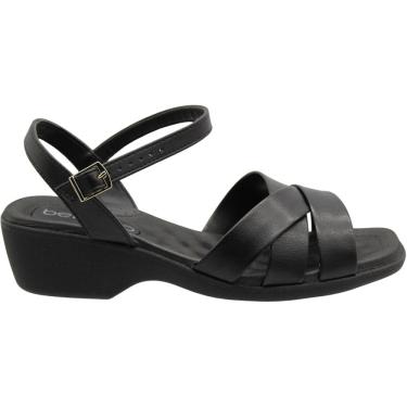 Imagem de Sandalia Salto Baixo Beira Rio Napa Turim  Confortável Feminina