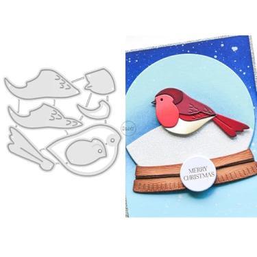 Imagem de DzIxY Conjunto de moldes de corte de metal de patchwork para fazer cartões, conjunto de recortes de papel, estêncil, suprimentos, modelos de máquina