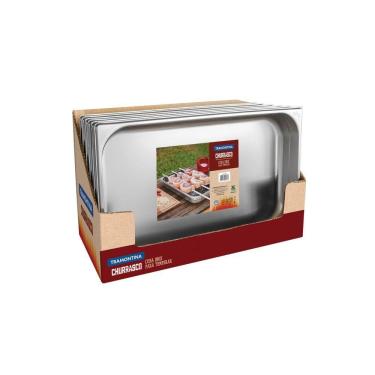 Imagem de Cuba Gastronômica Tramontina Em Aço Inox 1/1 Sem Alças - Profundidade 65mm Tramontina