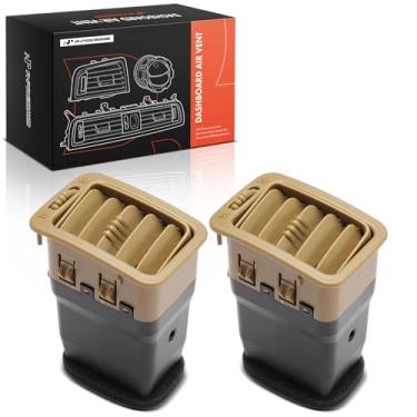 Imagem de A-Premium Saída de ar de painel de 2 peças compatível com Chevrolet Silverado 2500 3500 HD Classic, Tahoe, Suburban 1500, Avalanche 2500 e GMC Sierra 1500, Yukon XL, lado direito do passageiro, marrom