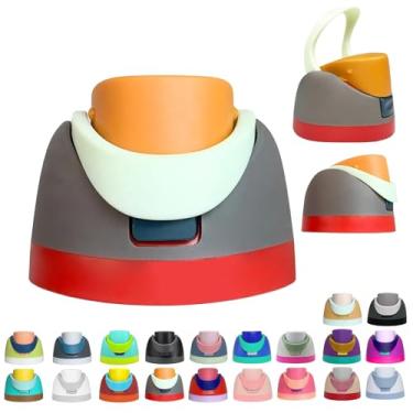 Imagem de Tampa de substituição para garrafa de água Owala Freesip, acessórios para Owala Free Sip, tampa superior de garrafa de água de um botão compatível com Owala Cup 473 ml, 680 g, 946 ml, 1,134 g, à prova