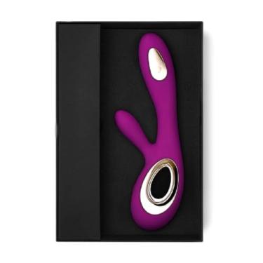 Imagem de Vibrador Premium com Dupla Estimulação e Movimento Ondulante, Recarregável e À Prova d’Água - Soraya Wave (Roxo)