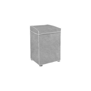 Imagem de Capa para Máquina de Lavar, PVC e Poliéster, Tamanho M, 62x80x62 cm, Compatível com Consul, Brastemp, Colormaq, Dako, 2 Peças
