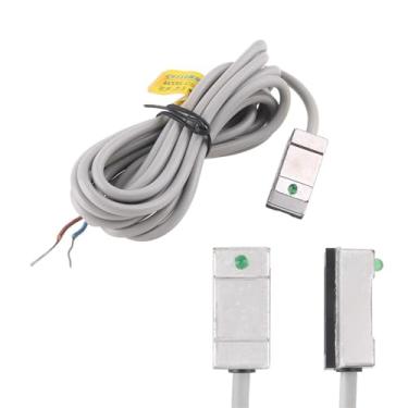 Imagem de CS1-G CS1-U CS1-F Interruptor de sensor de palheta magnético de metal cilindro pneumático CS1-J CS1-S Interruptor de proximidade DC/AC de dois fios NO 100mA (CS1-U, AC DC 2 WIRES-5PCS)