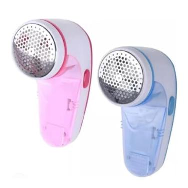 Imagem de Papa Bolinhas Recarregável/Rápido/Potente/Sem Fio/Portátil/Removedor de Bolinhas, Pelos e Fiapos com Depósito | Deixa Suas Roupas Novas (Rosa)