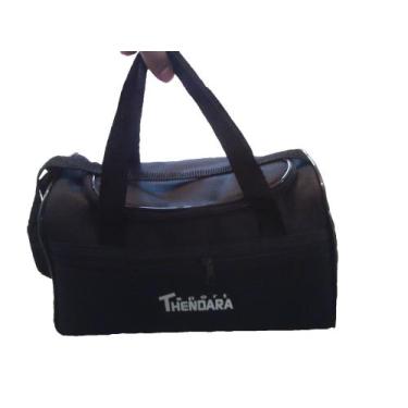 Imagem de Bolsa necessaire Pequena Masculina E Feminina Alça De Ombro Cor PRETO 