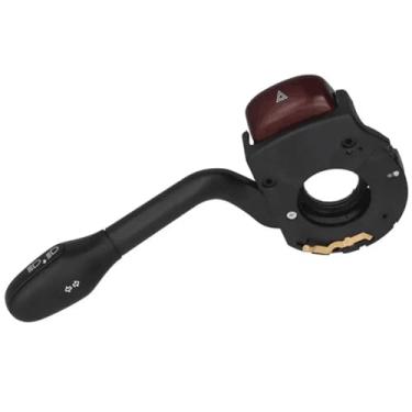 Imagem de Compatível com VW Golf 1993-1999 e Passat 1991-1997. Interruptor de seta/luz indicadora de direção, alavanca de pisca-alerta, código 1H0953513. Indicador na coluna de direção.