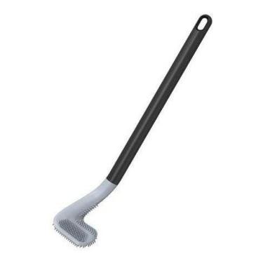 Imagem de Escova Golfe Sanitária Silicone Limpar Vaso Privada Banheiro - oem, Az
