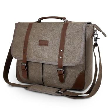 Imagem de Bolsa carteiro de lona vintage