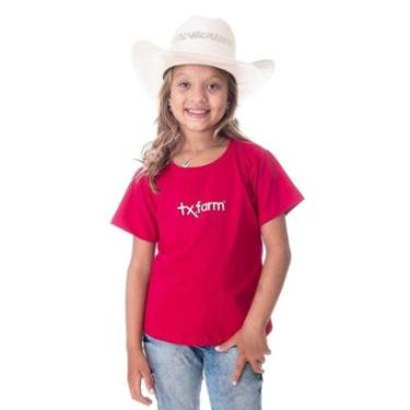 Imagem de CAMISETA FEMININA JUVENIL TEXAS FARM - CTF006 - ROSA MAGENTA-Masculino