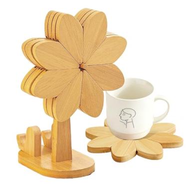 Imagem de Trivets de,Com Suporte Telemóvel E Descansos Resistentes Ao Calor | Suportes De Para Pratos Quentes | Para Cozinha Sala De Estar Mesa De Jantar Decoração Estilo Rural Natal