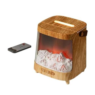 Imagem de Ｂｅｓｇａ Difusor de óleos essenciais, difusor de aromas USB com função de temporizador, umidificador pessoal portátil para casa, escritório e sala de estar, Cor de Madeira