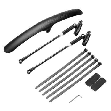 Imagem de Paralamas ajustáveis ​​para bicicletas de estrada e montanha, compatíveis com pneus 700c de 26 a 29 polegadas, dianteiros e traseiros. Paralamas alargados com aileron.(XQ550 1PC)