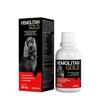 Imagem de Suplemento Hemolitan Gold para Cães e Gatos Vetnil 60ml