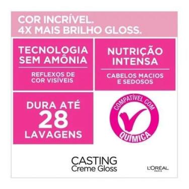 Imagem de Tintura Casting Creme Gloss Cor 200 Preto LOréal Paris