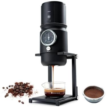 Imagem de STARSEEKER Máquina de café expresso portátil Super58, pressão ajustável de 18 a 20 g, cafeteira USB-C para acampamento, trailer, caminhadas e escritório, com suporte dobrável e bolsa de transporte