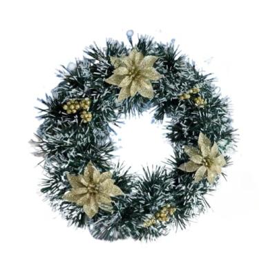 Imagem de Guirlanda de Natal – Pinhas, Laços e Esquilos, Enfeitada para Portas(2)