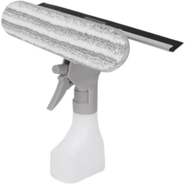 Imagem de Rodo de borracha com cabo extensor e recipiente para agua, pratico - Cores sortidas