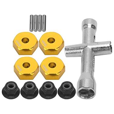 Imagem de Zhjvihx Adaptador Sextavado para Carro RC de 12 Mm, Roda de 12 Mm Com 5 de Espessura, Adaptador Sextavado, Chave Cruzada M4 para Acessório RC para Conjunto de Chave Cruzada de Hexagonal (#4)