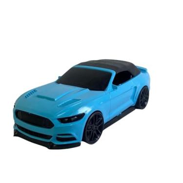 Imagem de Carrinho de Brinquedo Esportivo Conversível, Plástico, Amarelo e Azul, 35x15x10cm, 398g, Acima de 3 Anos