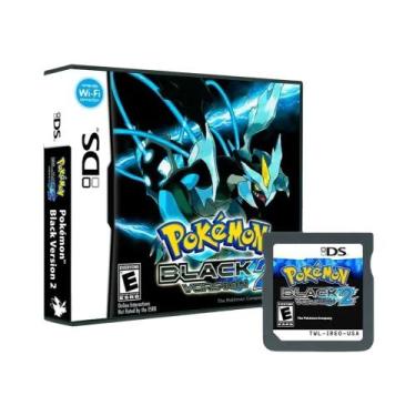 Imagem de Cartão Combinado Pokémon Preto E Branco Com Caixa Cassete Para DS NDS 