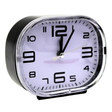 Imagem de Relógio Despertador de Mesa Cabeceira à Pilha - Design Compacto, Fácil de Usar, Ideal para Quarto, Dormitório e Escritório, Display Clara e Audível