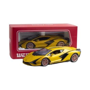 Imagem de Modelo De Carro Esportivo Em Metal Diecast Em Escala 1:18 Lamborghini 