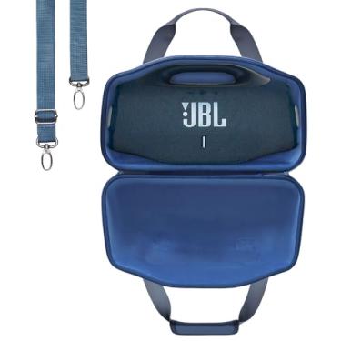 Imagem de Capa para alto-falante LTGEM compatível com alto-falante JBL Boombox 4 portátil à prova d'água, azul (apenas capa)
