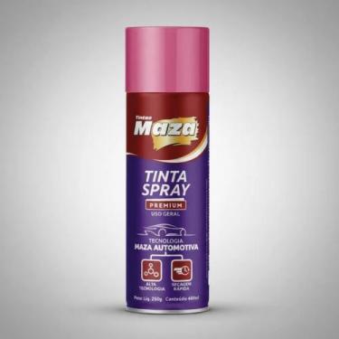Imagem de Tinta Spray Rosa Star Brilhante Maza Automotivo Premium Secagem Rápida