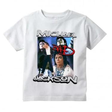 Imagem de Camiseta Gráfica plus Size Feminina Michael Jackson Estilo Harajuku Ro