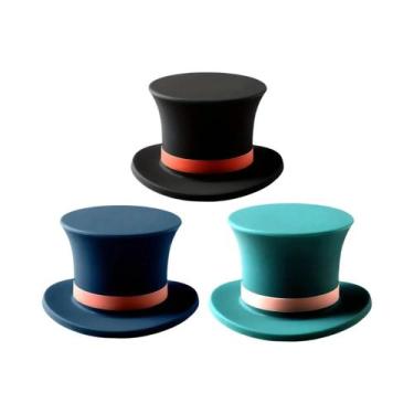 Imagem de Tampa De Vinho De Silicone Vermelha, Tipo Chapéu Mágico, À Prova De Po