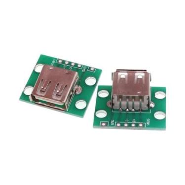 Imagem de Adaptador Conversor Micro Mini USB Fêmea Macho Para Conector De Pino D