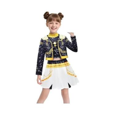 Imagem de Fantasia De Cosplay Para Crianças Anime Kpop Demon Hunter Rumi Zoey Mi