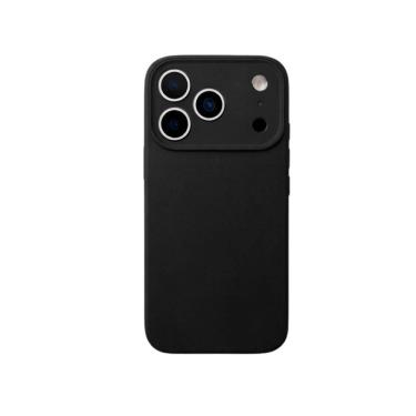 Imagem de Capa iPhone 17 Pro Silicone Com Proteção de Câmera Originais iPlace, Preto