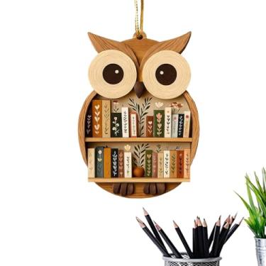 Imagem de Enfeites de livro para árvore | Artigos de Natal de animais de fofos | Ornamentos temáticos de livro - para crianças, adultos, família, casa, aniversário, das Bruxas, das Bruxas,