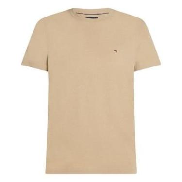 Imagem de Camiseta Tommy Hilfiger Stretch Slim Fit Tee Amarela-Masculino