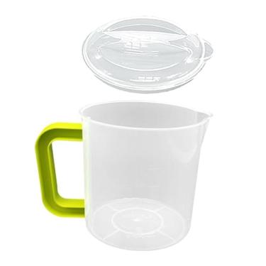 Imagem de Ｂｅｓｇａ Jarra medidora graduada com escala de 1,5L, utensílio de cozinha, recipiente transparente, jarra para misturar leite, assar, cozinhar e água fria.