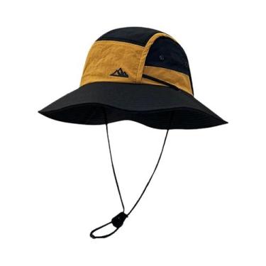 Imagem de Chapéu De Cowboy Retro Feminino, Rápido Secagem, Respirável, Para Pesc