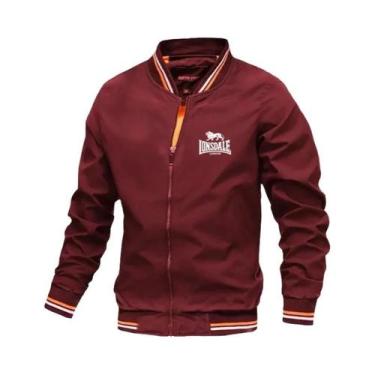 Imagem de Jaqueta Masculina Corta-Vento Com Gola Alta LONSDALE Moda Primavera Ou