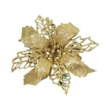 Imagem de Flores Artificiais De 11CM Para Decoração De Árvore De Natal, 510 Peça