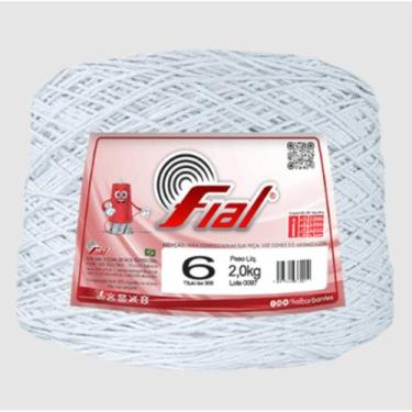 Imagem de Barbante Fial nº6 2 kg, 03 Branco